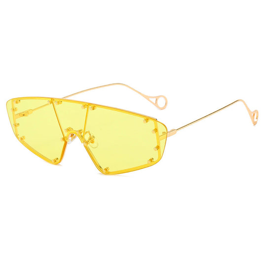 TRANSLUCENT SHIELD SUNGLASSES