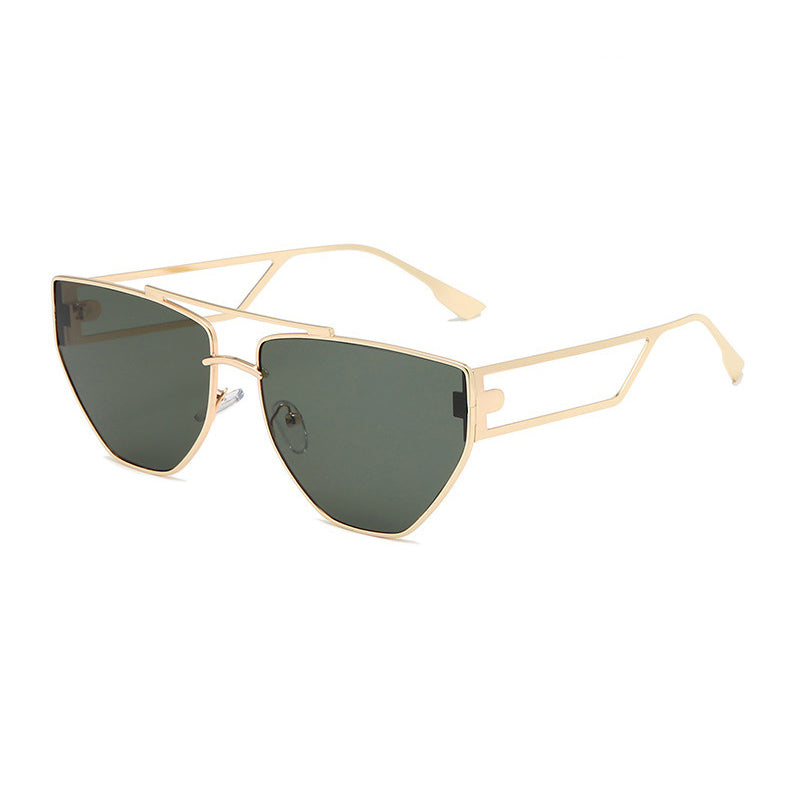 GEOMETRIC METAL FRAME SUNGLASSES